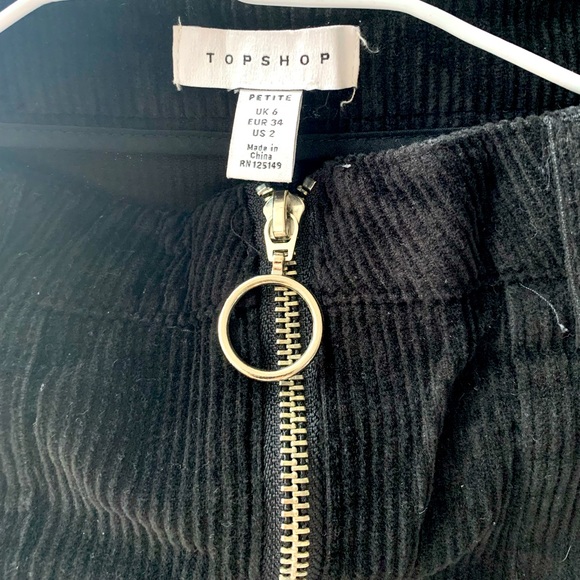 Topshop Petite Black Mini Skirt - Picture 3 of 3